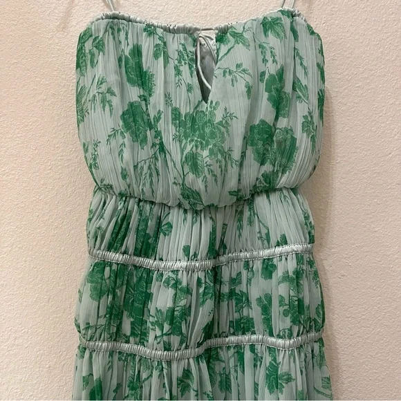Empress Emerald Green/White Maxi dress Size 4 - Picture 5 of 9